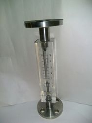Acrylic Body Rotameter in Flange Connection for 0-10 LPM for Water